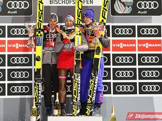 Podium Turnieju Czterech Skoczni