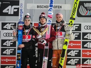 Podium Turnieju Czterech Skoczni 2019/2020