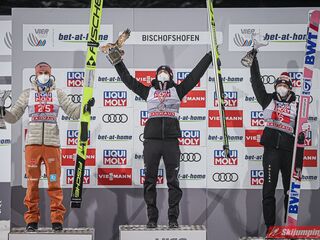 Podium Turnieju Czterech Skoczni