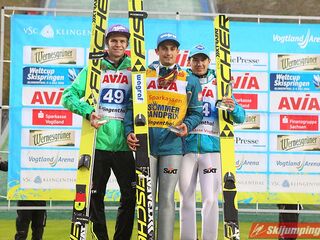 Podium Letniego Grand Prix 2016/2017