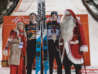 Anze  Lanisek (SLO), Domen Prevc (SLO)