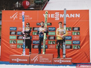 Podium Pucharu Świata w lotach 2023/2024