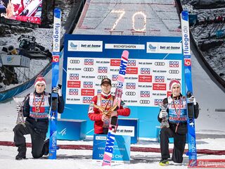 Podium Turnieju Czterech Skoczni