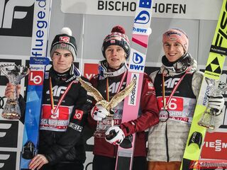 Podium Turnieju Czterech Skoczni 2019/2020