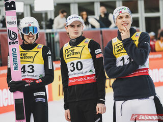 Johann Andre Forfang (NOR), Marius Lindvik (NOR), Isak Andreas Langmo (NOR)
