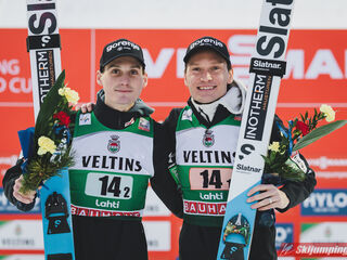 2. Platz Domen Prevc (SLO), Anze Lanisek (SLO)