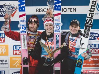 Podium Turnieju Czterech Skoczni