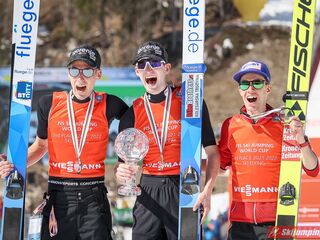 Podium PŚ w lotach 2021/2022