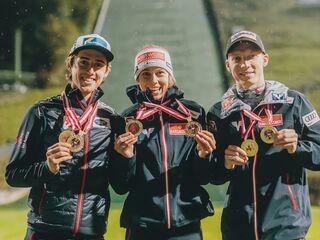 Staatsmeister Stefan Rettenegger (AUT), Lisa Eder (AUT), Jan Hoerl (AUT)