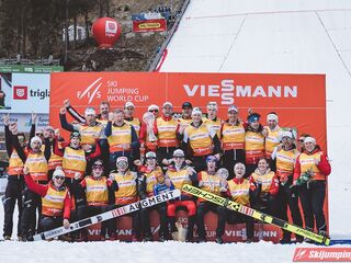 Podium Pucharu Narodów 2022/2023