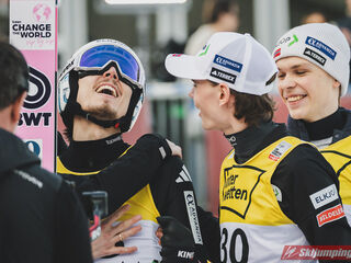 Johann Andre Forfang (NOR), Marius Lindvik (NOR), Isak Andreas Langmo (NOR)