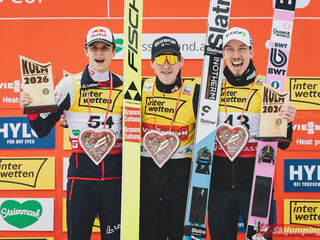 Stephan Embacher (AUT), Domen Prevc (SLO), Johann Andre Forfang (NOR)