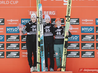 Anna Odine Stroem (NOR), Nika Prevc (SLO), Katharina Schmid (GER)