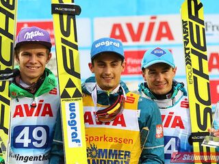 Podium Letniego Grand Prix 2016/2017