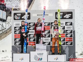 Podium Turnieju Czterech Skoczni 2019/2020