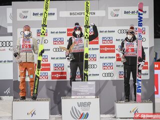 Podium Turnieju Czterech Skoczni