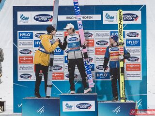 Podium Turnieju Czterech Skoczni