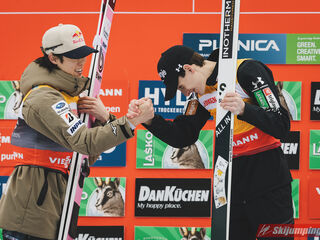 Ryoyu Kobayashi (JPN), Domen Prevc (SLO)