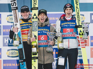 Domen Prevc (SLO), Ren Nikaido (JPN), Stephan Embacher (AUT)