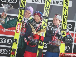 Podium Turnieju Czterech Skoczni 2017/2018