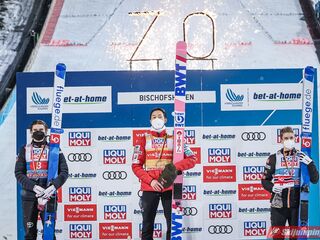 Podium Turnieju Czterech Skoczni