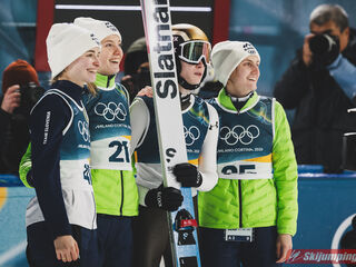 Nika Vodan (SLO), Maja Kovacic (SLO), Nika Prevc (SLO), Katra Komar (SLO)