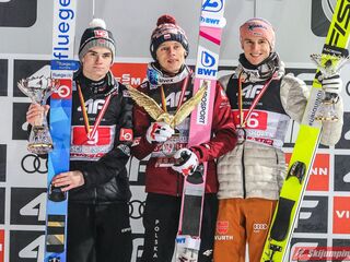 Podium Turnieju Czterech Skoczni 2019/2020