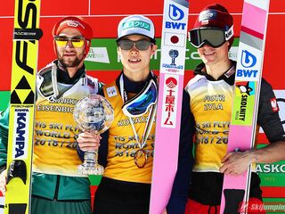 Podium PŚ w lotach 2018/2019