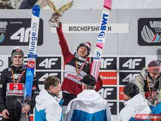 Podium Turnieju Czterech Skoczni 2019/2020