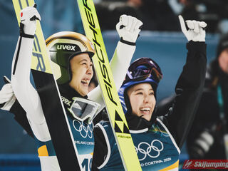 Nozomi Maruyama (JPN), Sara Takanashi (JPN)