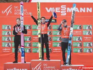 Podium Pucharu Świata w lotach 2022/2023