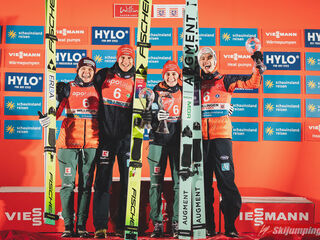 Agnes Reisch (GER), Karl Geiger (GER), Selina Freitag (GER), Philipp Raimund (GER)