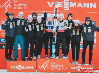 2. Platz Nozomi Maruyama (JPN), Teamfoto