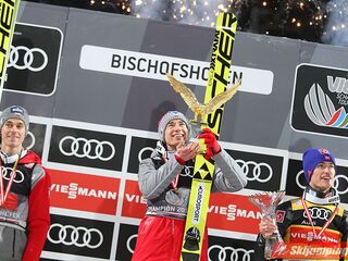 Podium Turnieju Czterech Skoczni