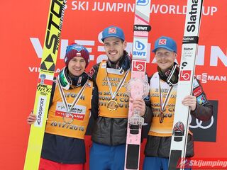 Podium PŚ w Lotach 2017/2018