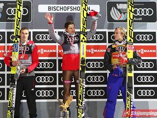 Podium Turnieju Czterech Skoczni