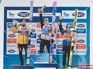 Podium Turnieju Czterech Skoczni