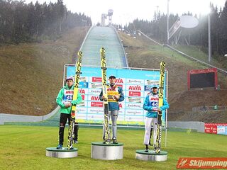 Podium Letniego Grand Prix 2016/2017