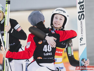 Nika Prevc (SLO), Nozomi Maruyama (JPN)