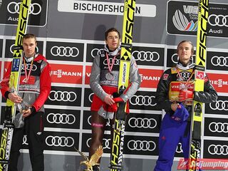 Podium Turnieju Czterech Skoczni