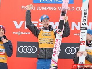 Podium PŚ w Lotach 2017/2018