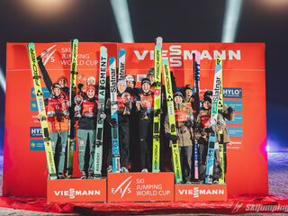 Agnes Reisch (GER), Karl Geiger (GER), Philipp Raimund (GER), Selina Freitag (GER), Nika Prevc (SLO), Domen Prevc (SLO), Nika Vodan (SLO), Timi Zajc (SLO), Nozomi Maruyama (JPN), Ryoyu Kobayashi (JPN), Ren Nikaido (JPN), Sara Takanashi (JPN)