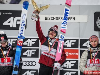 Podium Turnieju Czterech Skoczni 2019/2020