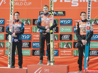 Podium Pucharu Świata w lotach 2023/2024