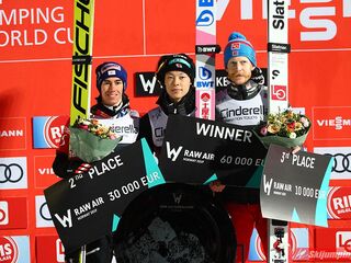 Podium Turnieju Raw Air