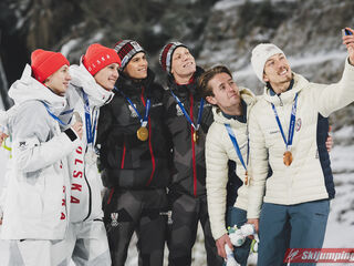 Kacper Tomasiak (POL), Pawel Wasek (POL), Stephan Embacher (AUT), Jan Hoerl (AUT), Kristoffer Eriksen Sundal (NOR), Johann Andre Forfang (NOR)