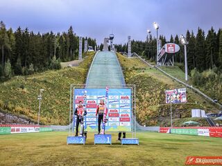 Podium Letniego Grand Prix