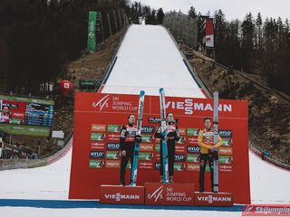 Podium PŚ w lotach 2024/2025