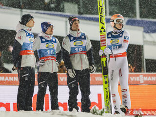 Stephan Embacher (AUT), Stefan Kraft (AUT), Manuel Fettner (AUT), Jan Hoerl (AUT)