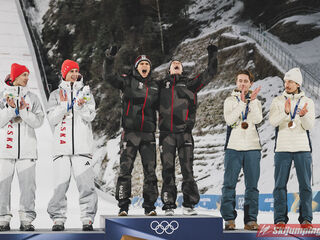 Kacper Tomasiak (POL), Pawel Wasek (POL), Stephan Embacher (AUT), Jan Hoerl (AUT), Kristoffer Eriksen Sundal (NOR), Johann Andre Forfang (NOR)